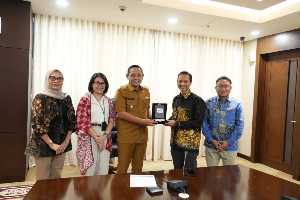 Silaturahmi Telkom Regional IV Kalimantan Dengan Wagub Kaltim, Seno Aji Minta Telkom Ikut Sukseskan Program Wi-Fi Gratis