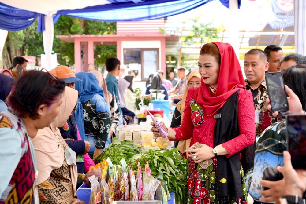 Buka Gerakan Pangan Murah (GPM), Ketua TP PKK: Saling Sinergi Dukung Program Pangan Untuk Kesejahteraan Masyarakat Kaltim