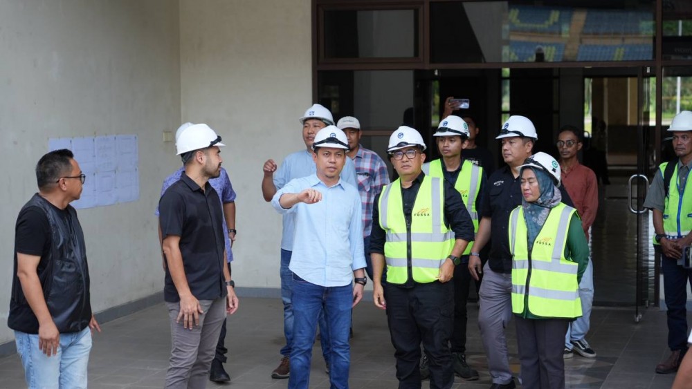 Pj Gubernur Tinjau Perbaikan Stadion Utama Kaltim di Palaran, Berharap Jadi Kebanggaan