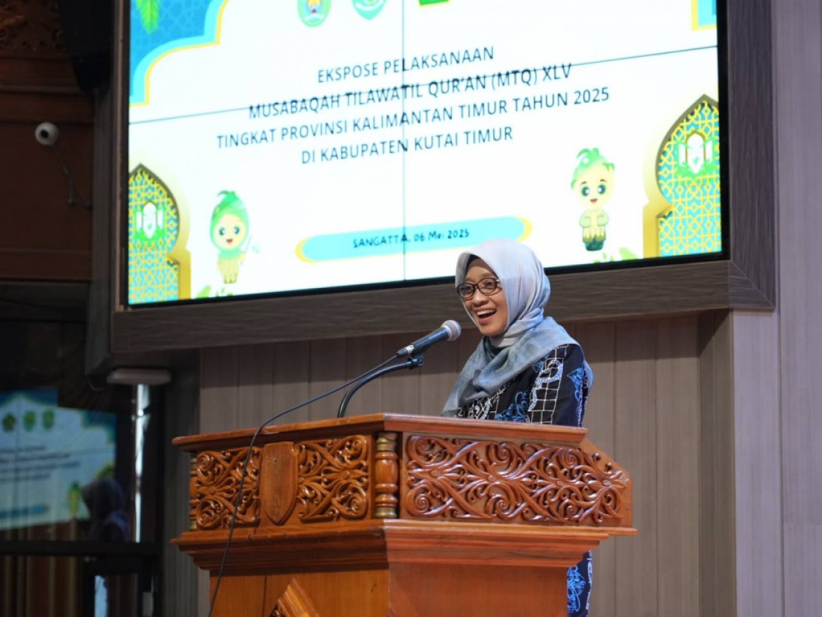 Ekspose MTQ XLV Provinsi Kaltim, Sekda Sri: Keberadaan Wakil Bupati Sampai Akhir Pertanda Suksesnya MTQ Kutim