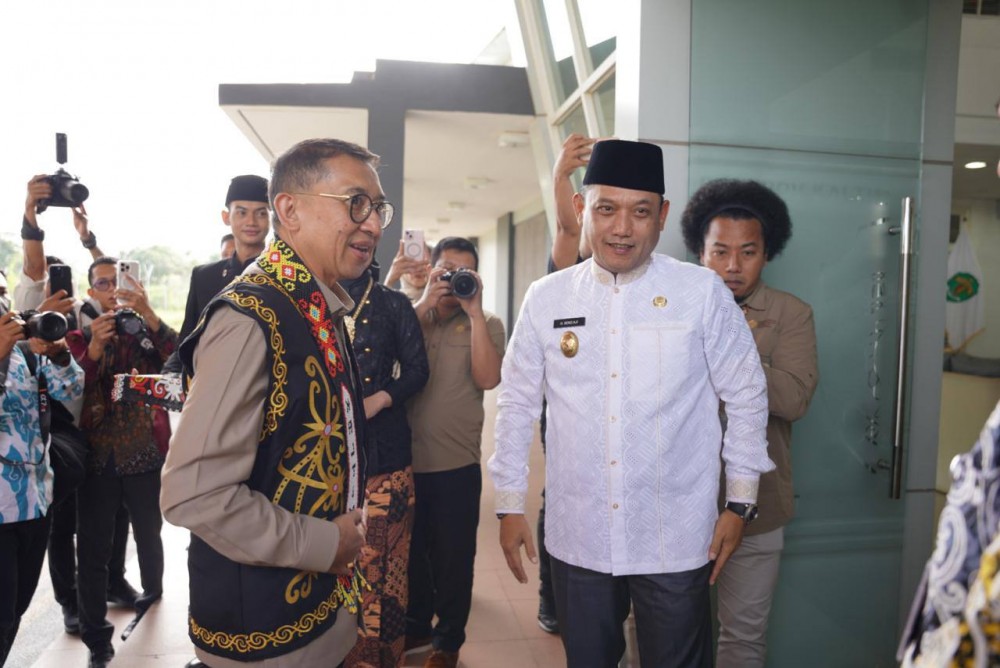 Wagub Seno Sambut Kedatangan Menteri Kebudayaan RI