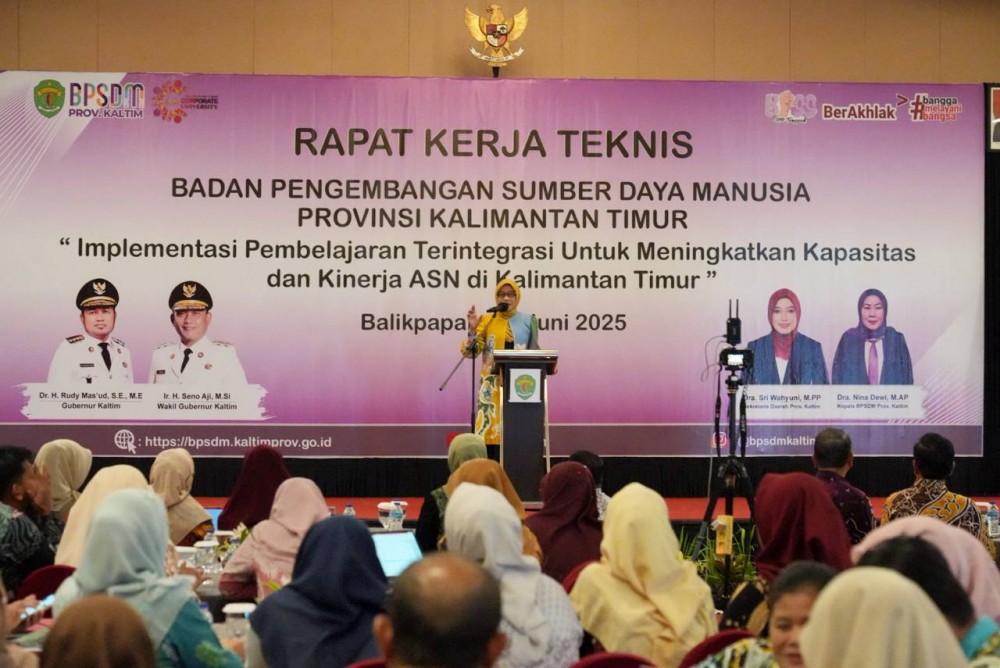 Rakertek BPSDM Tahun 2025, Sekda Sri : ASN Adalah Garda Terdepan dalam Pelayanan Publik