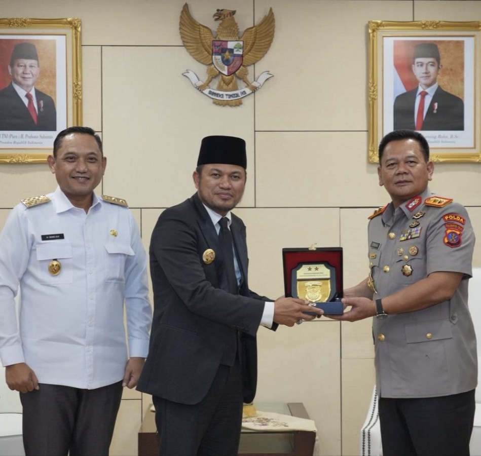 Terima Kunjungan Kapolda Kaltim. Gubernur Harum: Kaltim Perlu Dukungan Polda Ciptakan Kondusifitas Daerah