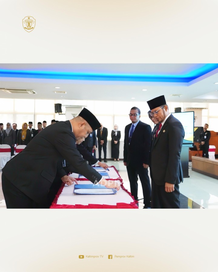 Lantik Pejabat Asesor SDM dan Fungsional di Lingkup Pemprov Kaltim, Gubernur Harum: Setiap Jabatan Punya Peran Strategis Dukung Penyelenggaraan Pemerintahan