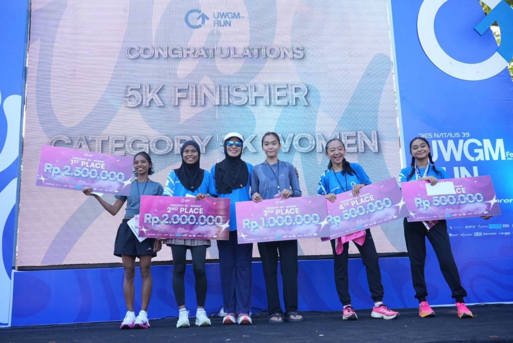 Lepas Peserta UWGM Run 5K, Sekda Sri : Berlari Kegiatan Positif, Segar dan Menyenangkan