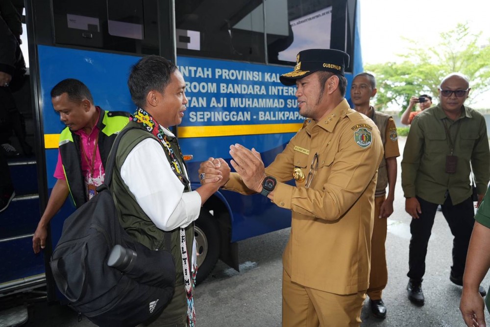 Gubernur Harum Sambut Menteri Kehutanan. Kunjungi BOSF Lepasliarkan Orang Utan