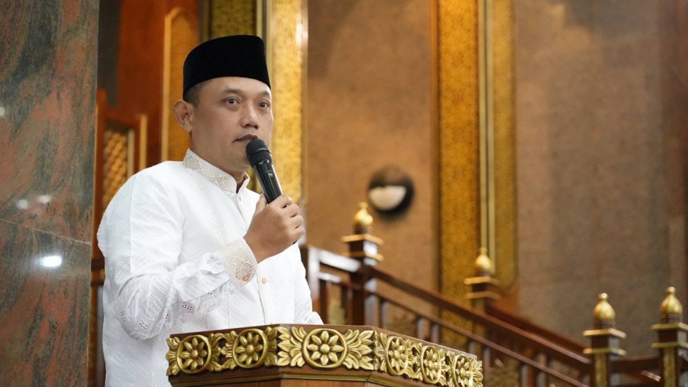 Salat Idulfitri di Masjid Nurul Mu’minin Samarinda, Wagub Seno: Momen Mempererat Tali Silaturahmi Antar Sesama