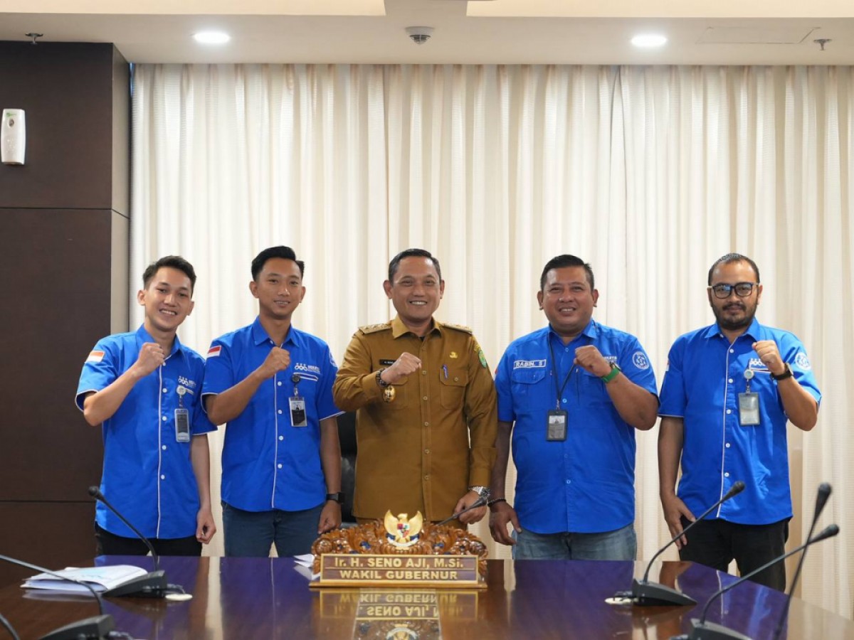 Terima Audiensi dan Silaturahmi Yayasan Sakata Foundation, Wagub Seno Optimis Bersama Berantas Bahaya Narkoba