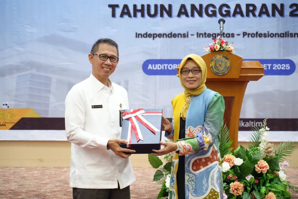 Penyerahan LKPD Unaudited se Kaltim 2024. Sekda Sri Berharap Seluruh Daerah Kembali Raih Predikat Opini WTP