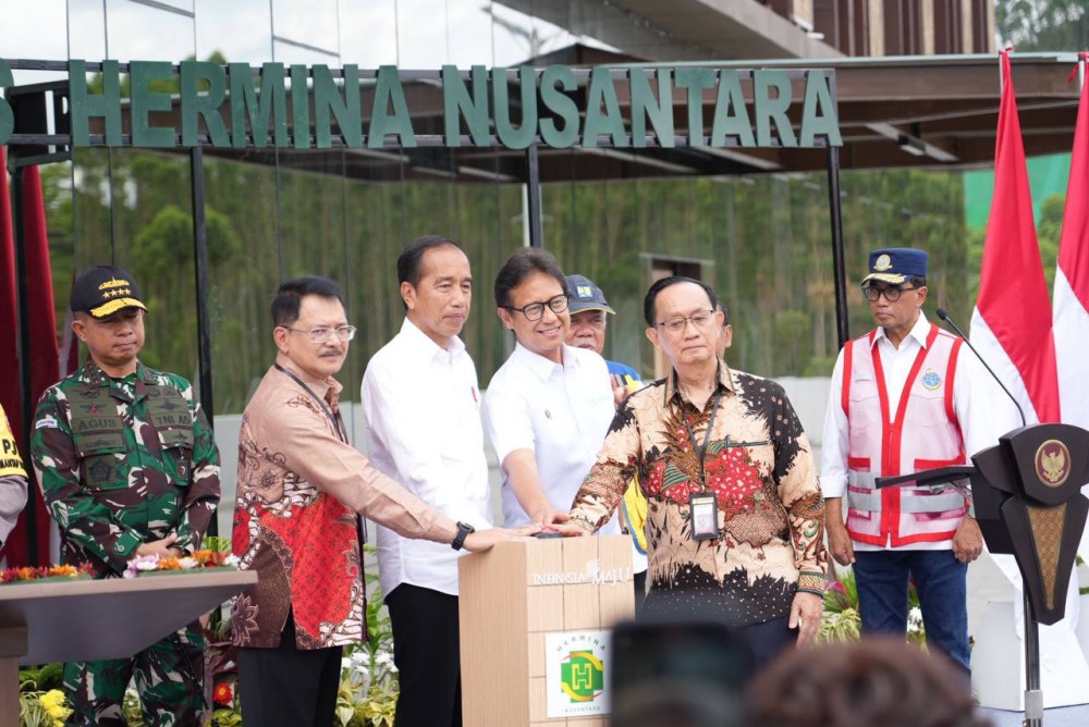 Presiden Jokowi Resmikan Rumah Sakit Bintang 5 di Ibu Kota Nusantara