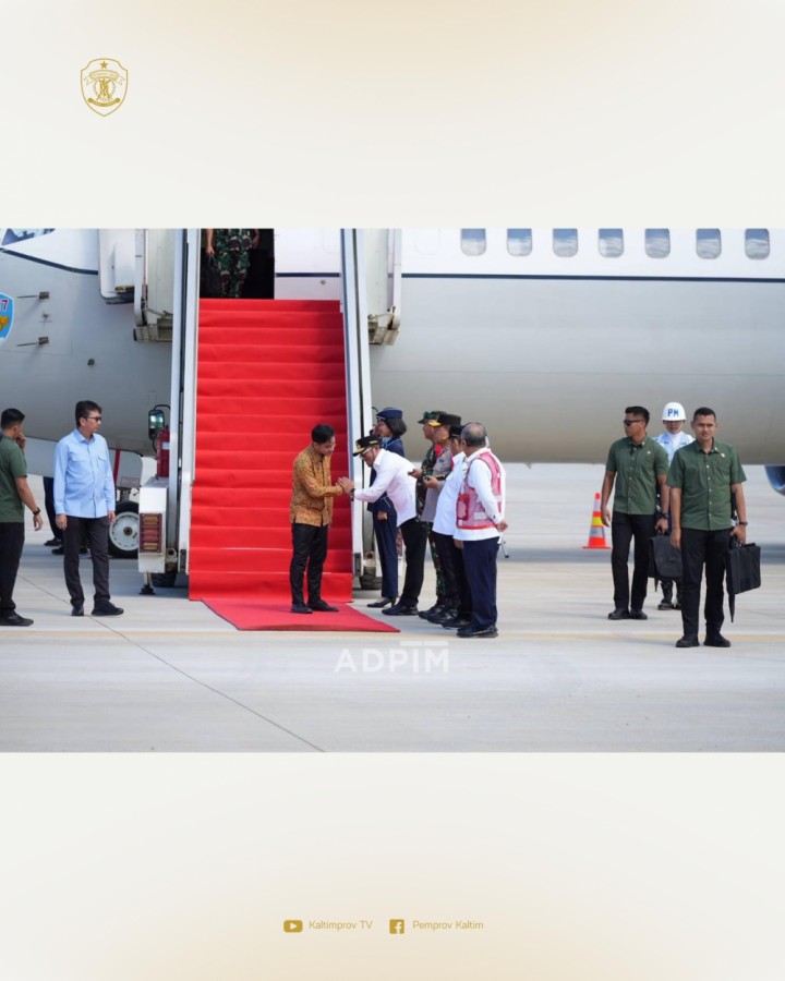 Gubernur Harum Sambut Kedatangan Wapres Gibran di IKN