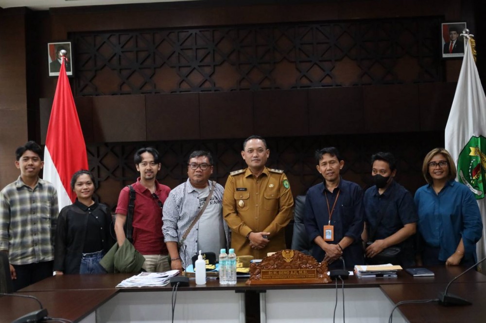 Wagub Seno Terima Audiensi Tribun Kaltim